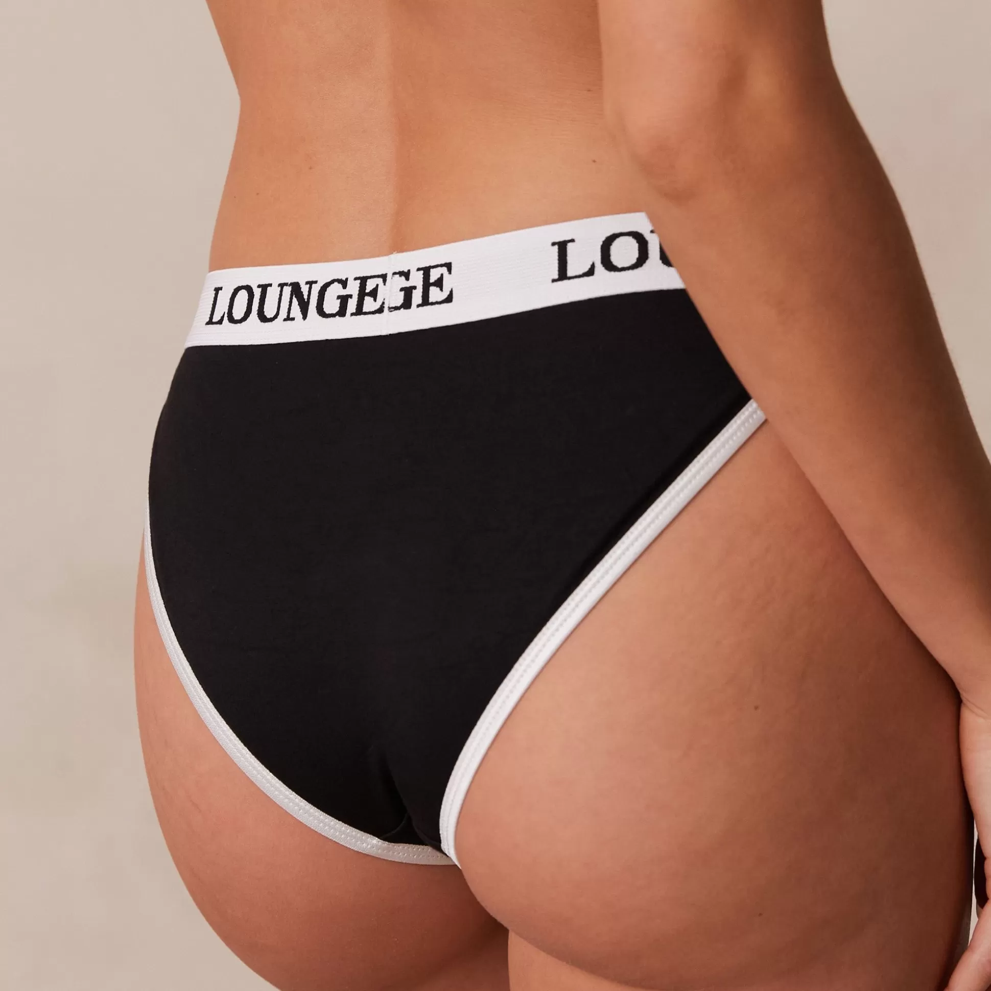 Store Lounge Underwear Bamboo Triangle Briefs Black