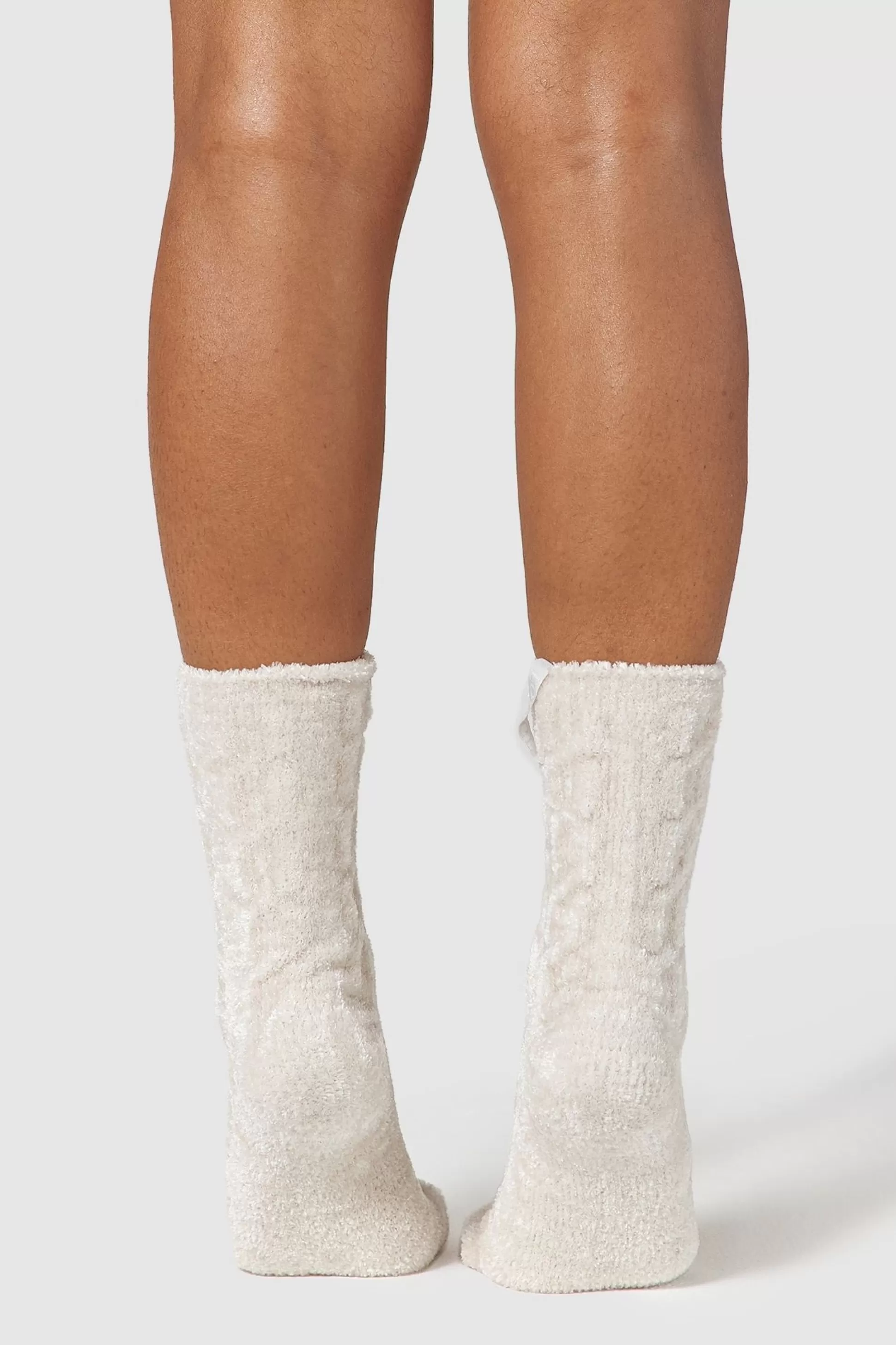 Hot Lounge Underwear Chenille Knitted Socks Pearl