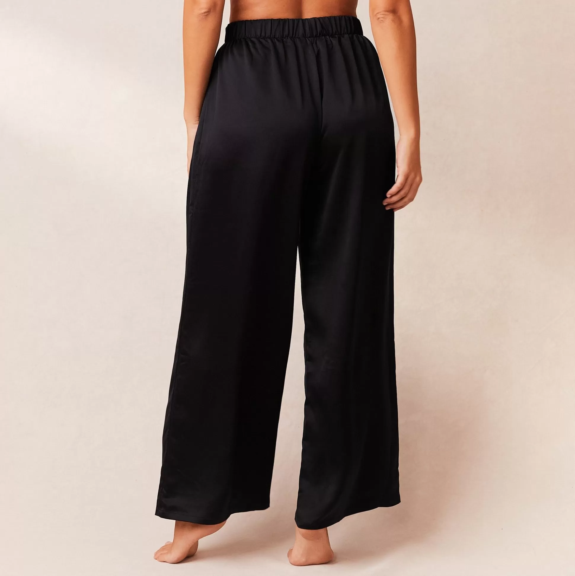 Sale Lounge Underwear Classic Satin Pyjama Trousers Black