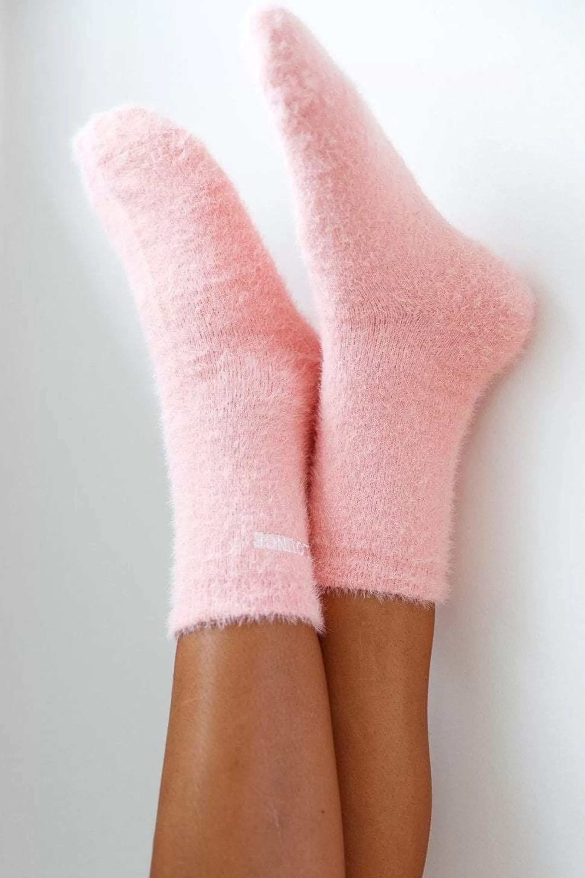 Best Lounge Underwear Embroidered Lounge Toastie Socks Pink