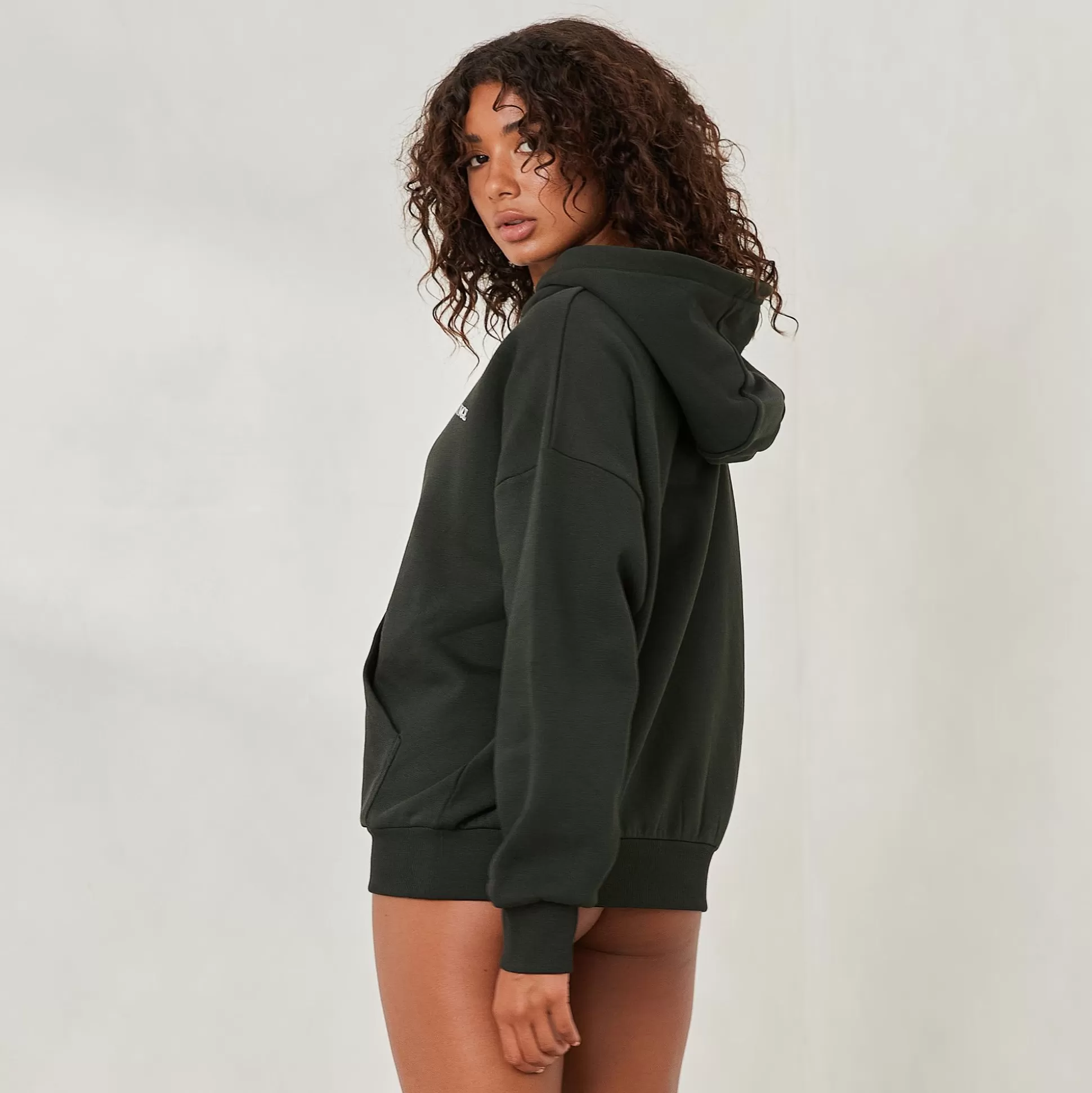 New Lounge Underwear Essential Oversized Hoodie Pine Green