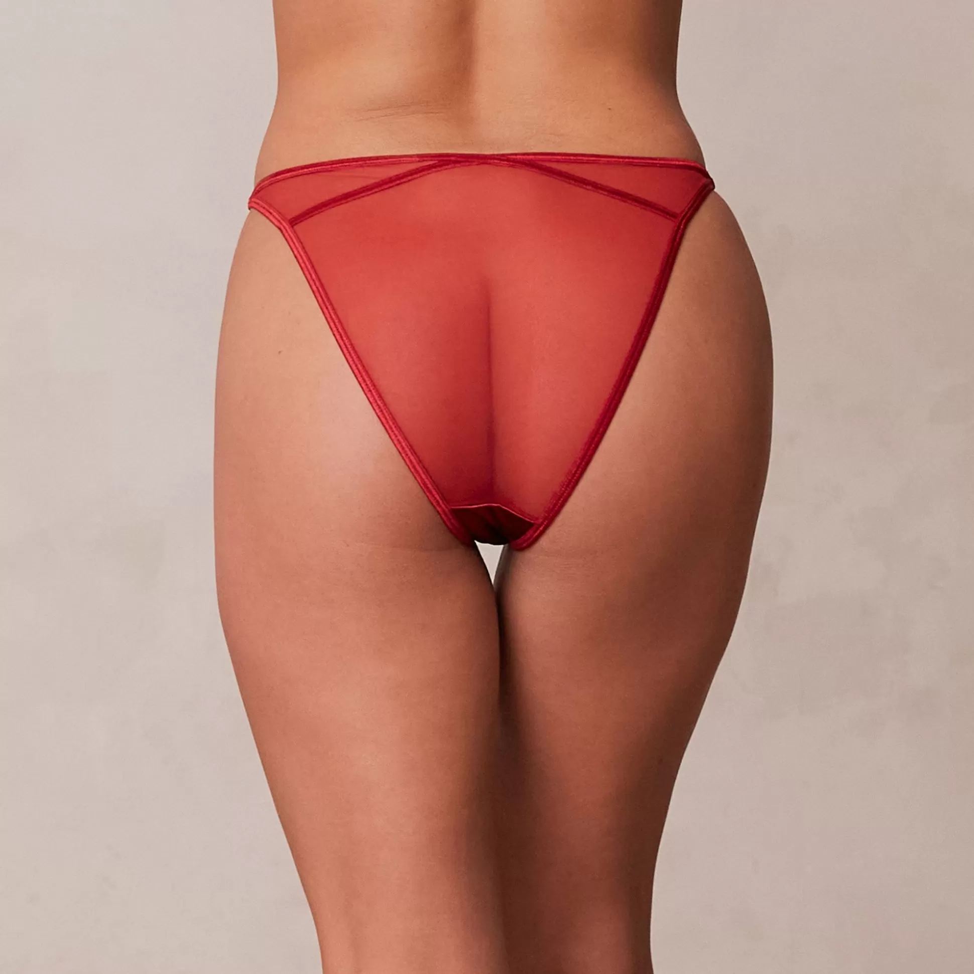 Best Sale Lounge Underwear Illustration Briefs Maroon