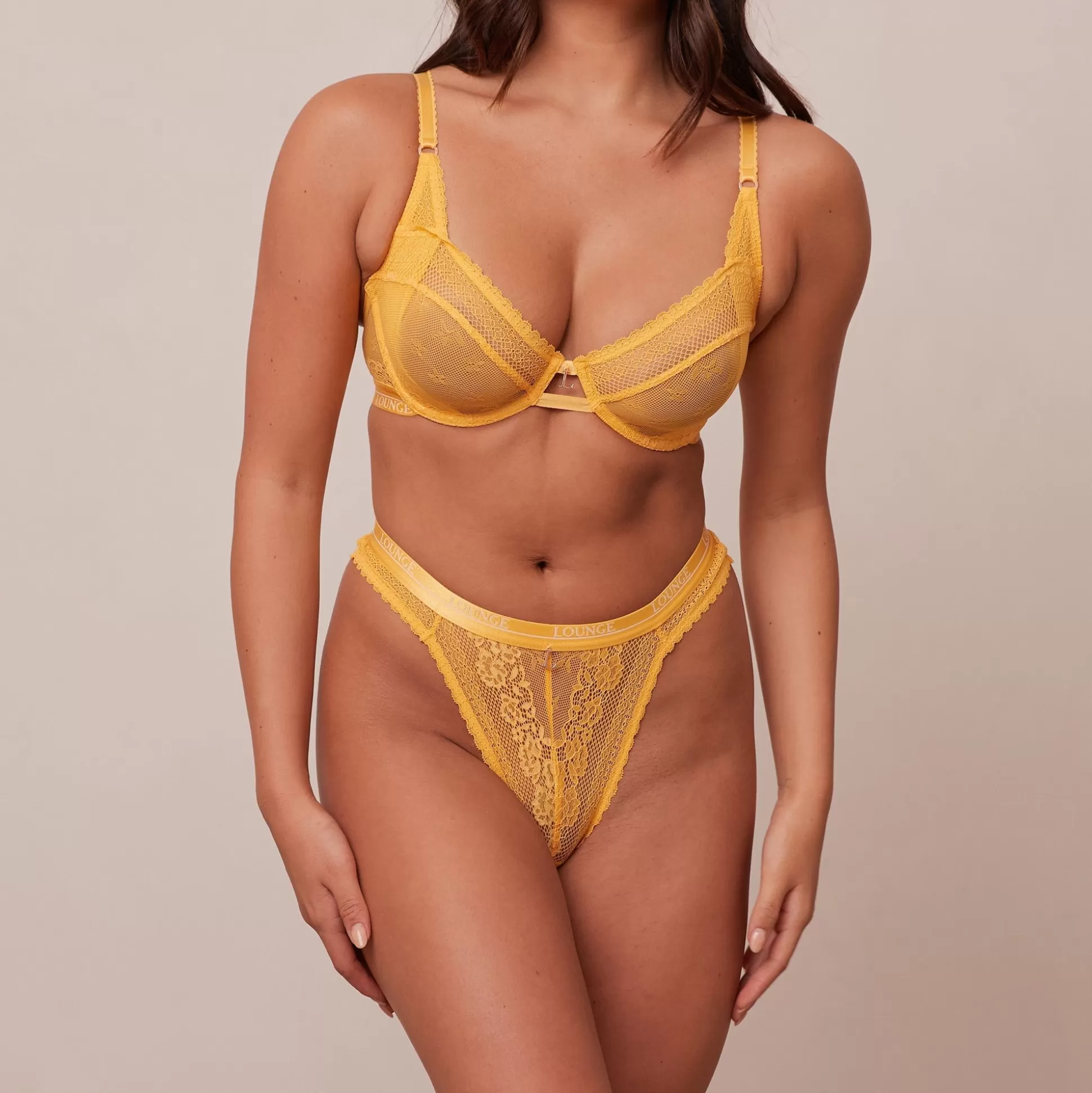 Cheap Lounge Underwear Liberty Balcony Bra Mustard