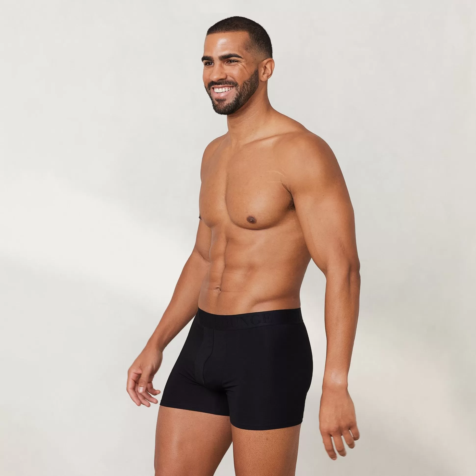 Fashion Lounge Underwear Men'S Luxe Boxers (3 Pack) Black