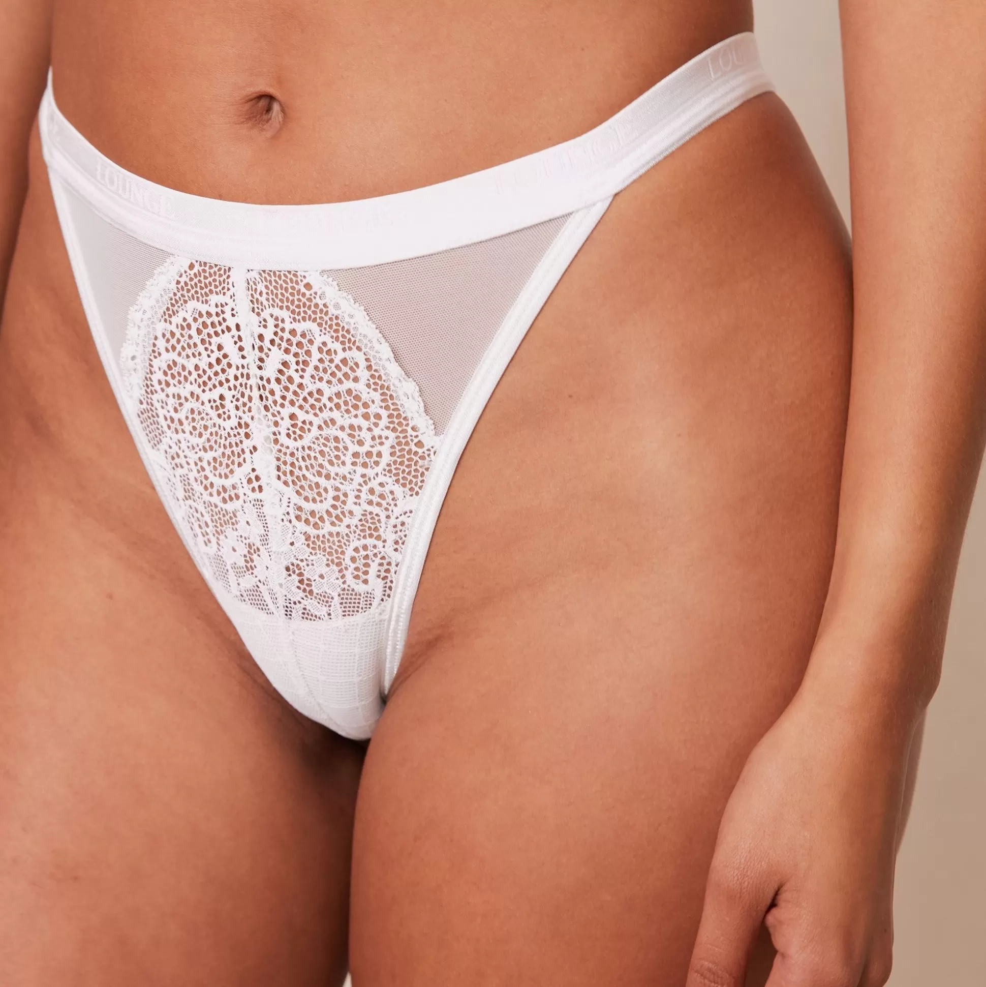 Flash Sale Lounge Underwear Royal Thong White