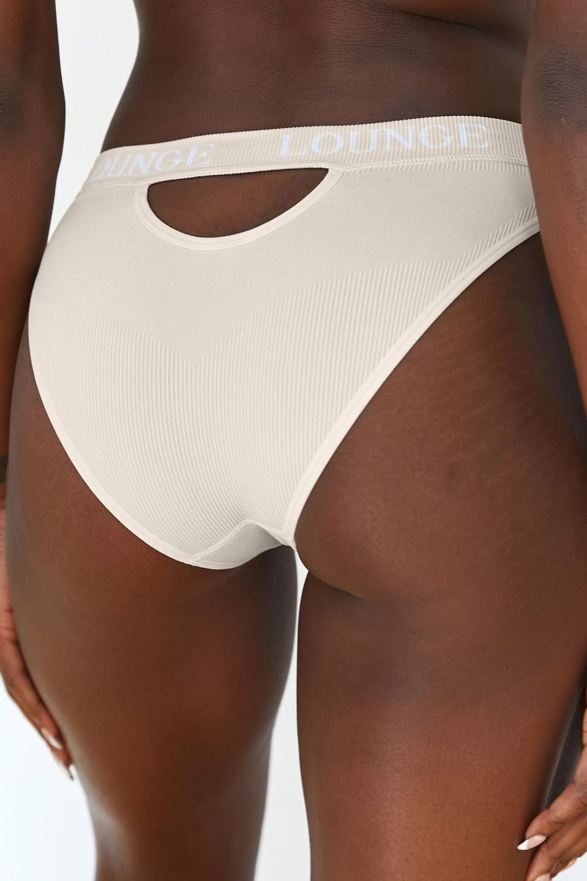 Online Lounge Underwear Seamless Briefs Oatmeal