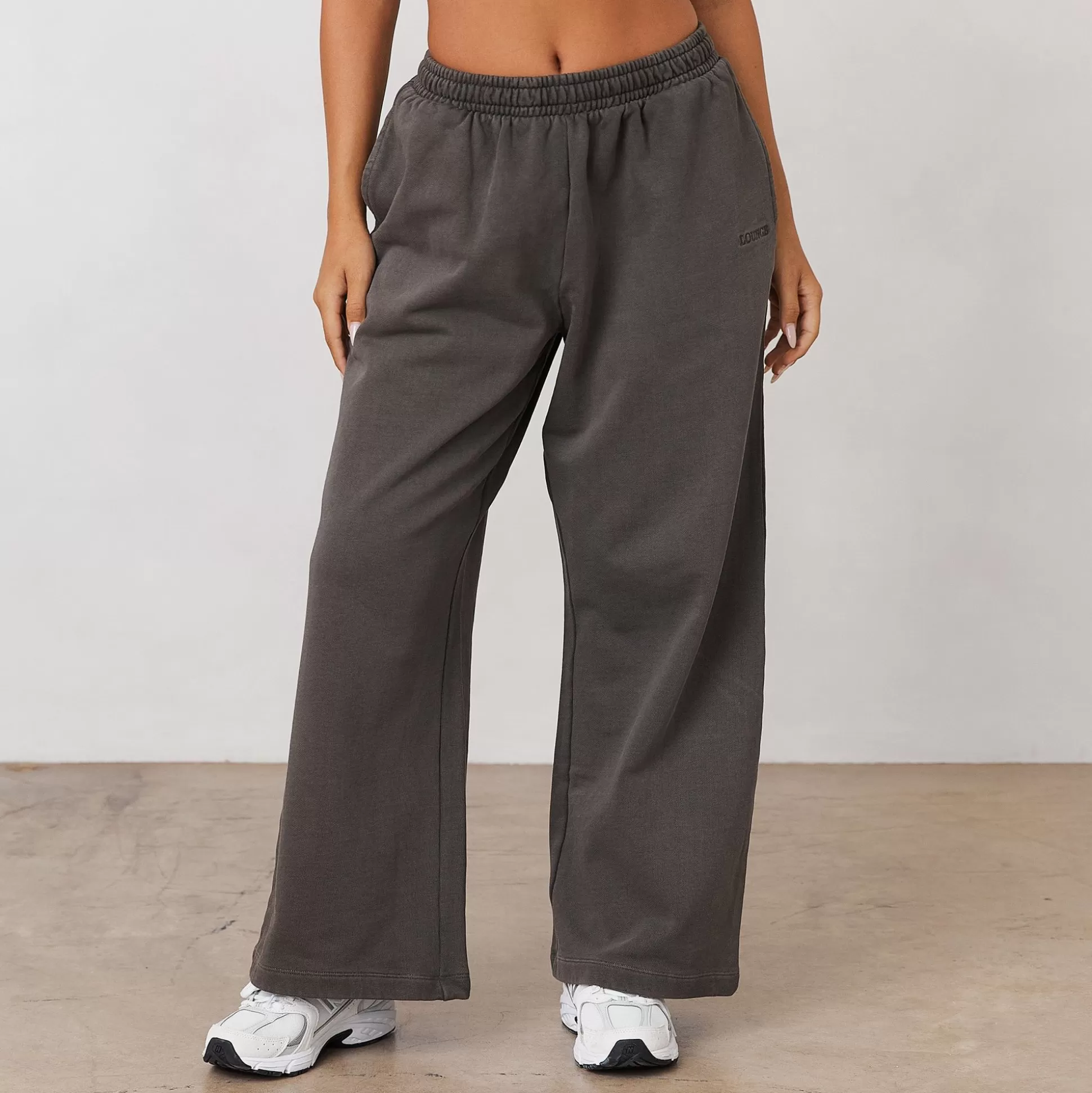 Fashion Lounge Underwear Signature Wide Leg Joggers Washed Cedar