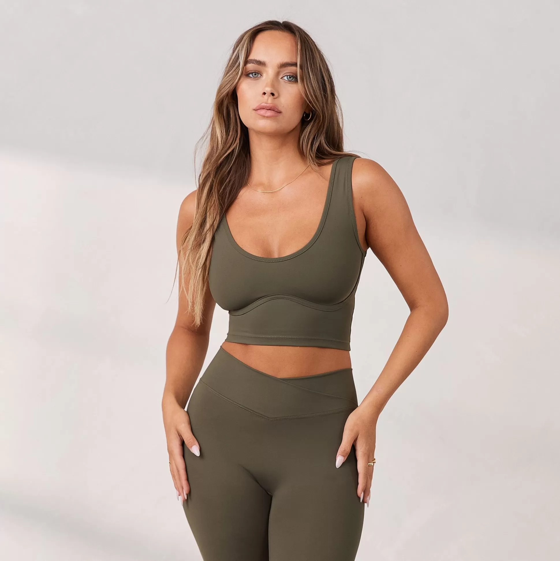 Clearance Lounge Underwear Silhouette Crop Top Cedar