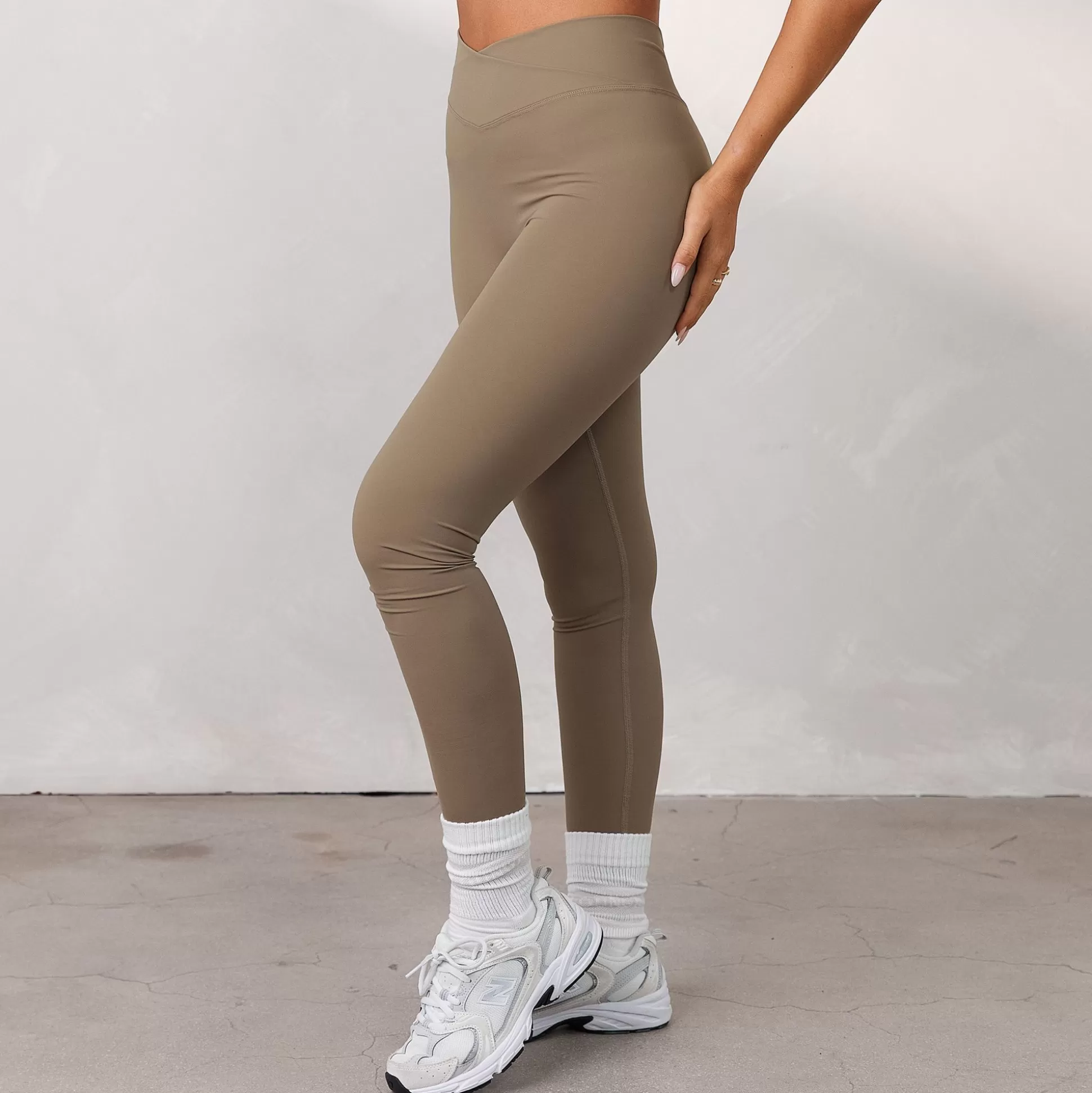 Discount Lounge Underwear Silhouette Crossover Leggings Dune