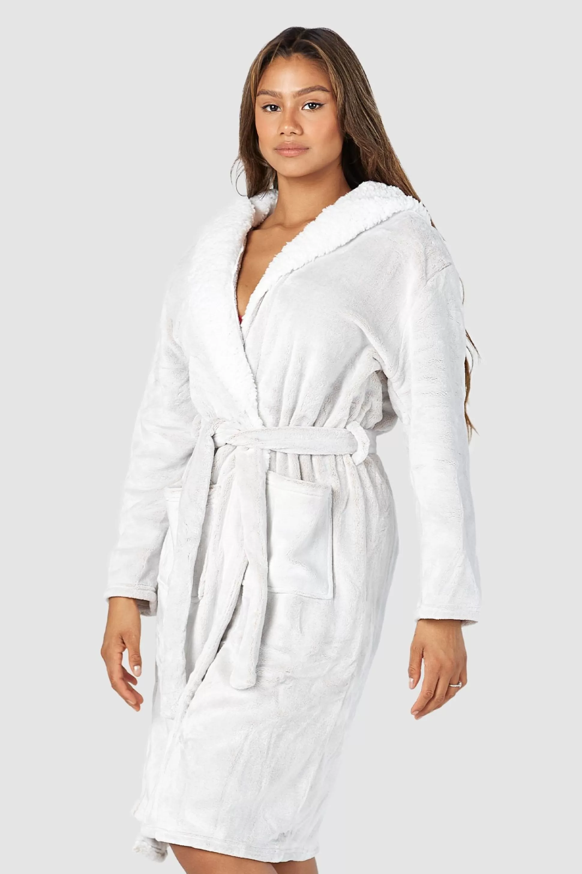 Cheap Lounge Underwear So Soft Luxury Dressing Gown Mink