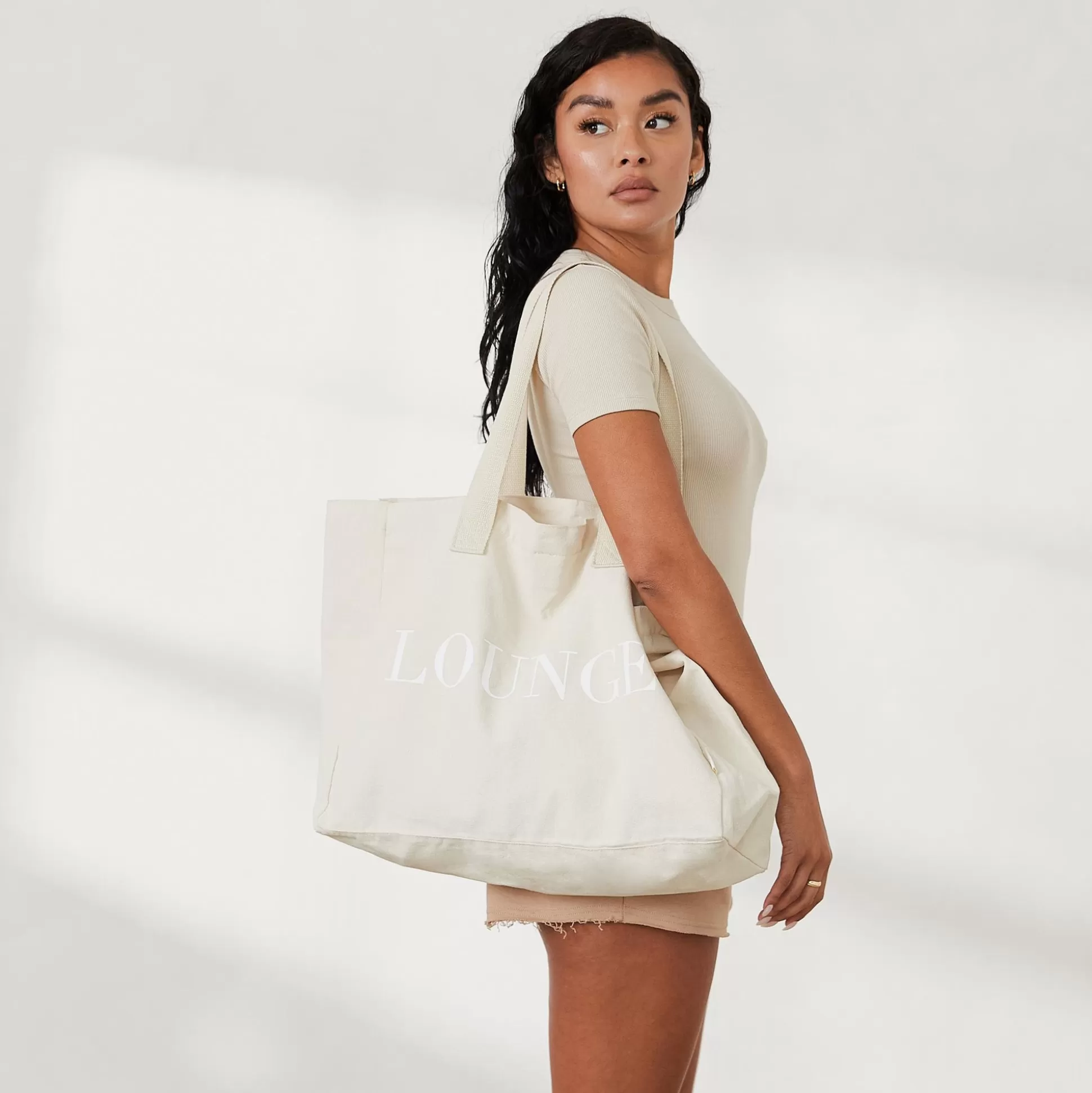 Fashion Lounge Underwear Tote Bag X Jess Hunt Bone