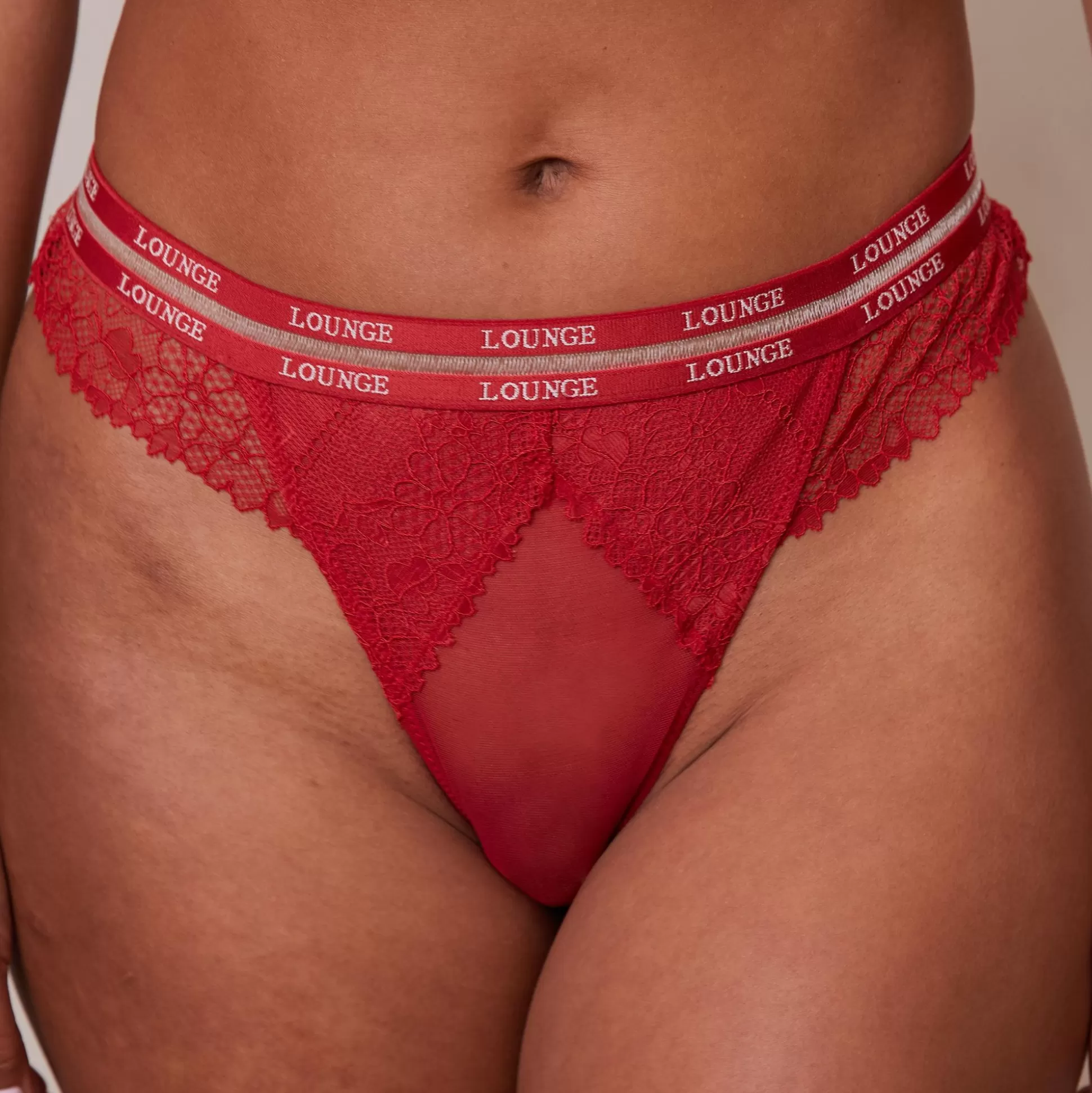 Hot Lounge Underwear Vogue Thong Maroon