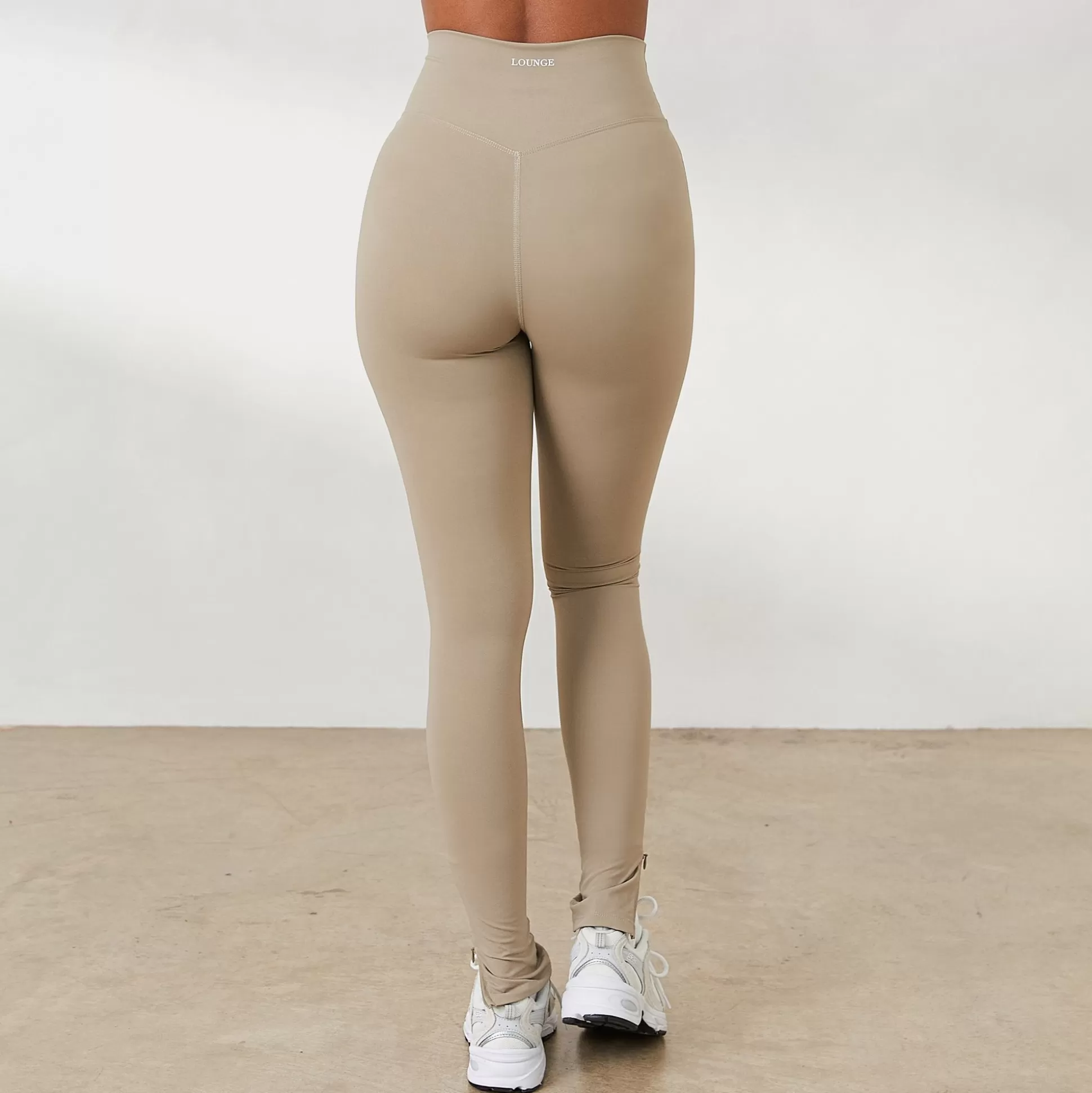 Fashion Lounge Underwear Zip Ankle Leggings X Jess Hunt Fawn